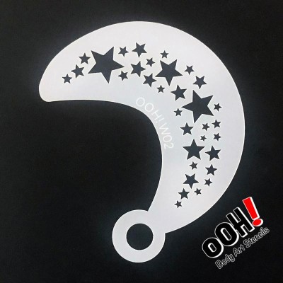 Ooh Body Art Stencil Wrap Star  Ooh Body Art Stencil Wrap Star